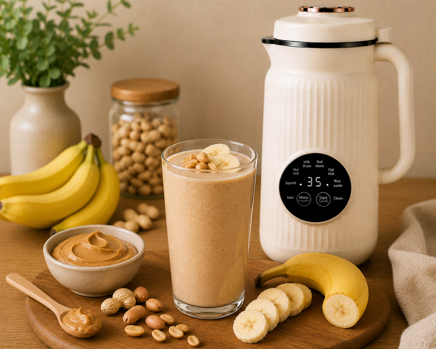 Peanut Butter Banana Smoothie Recipe