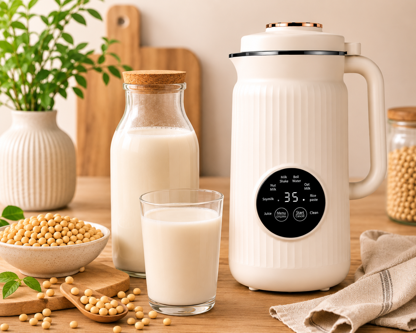 Homemade Soy Milk Recipe